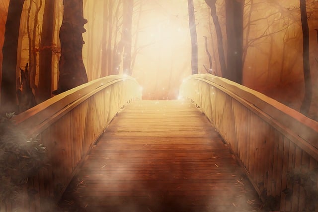 pont entre ciel et terre